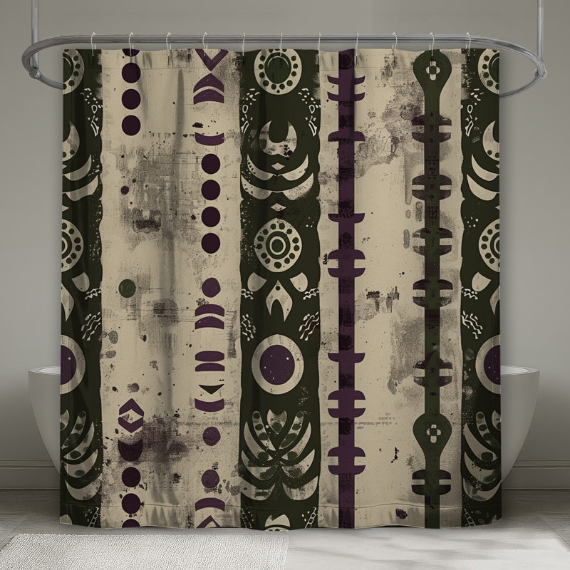 Rideaux de douche Tribal, L 70 po x H 84 po