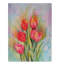 «Vibrant Tulips» de Hafner, reproduction d'aquarelle sur toile tendue-30398434