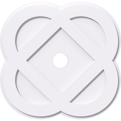 Médaillon de plafond contemporain en PVC de qualité architecturale 24 po x P 3 po x P 9 1/2 po x P 1 po