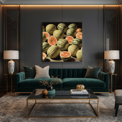 «Fruit Crenshaw Melon», art mural sur toile