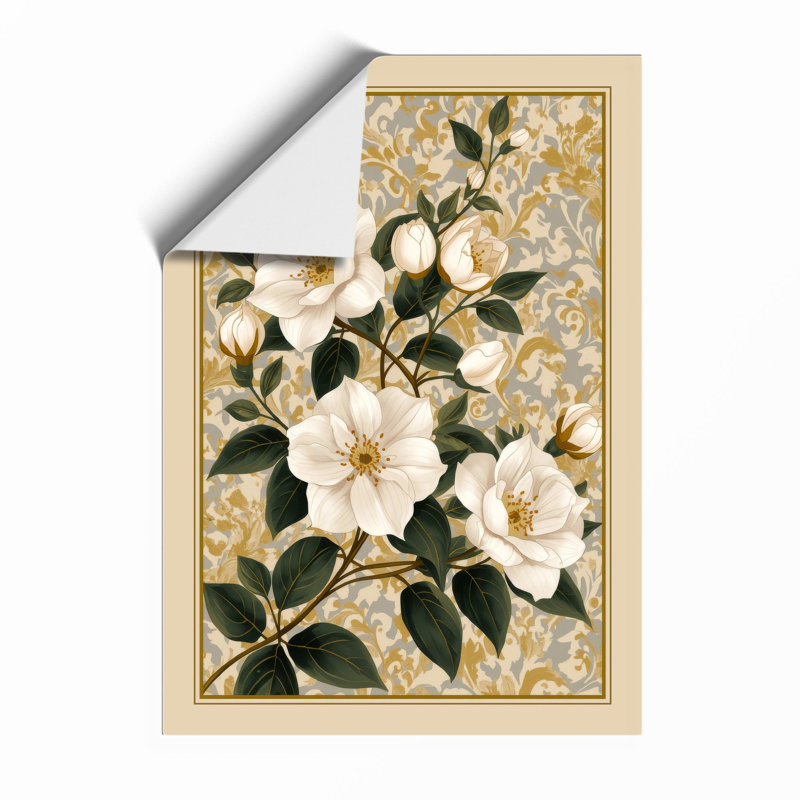 Flowering Study Botanical - Framed Print, Unframed, A3 - 42.0 x 29.7 cm