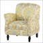 Chaise d'appoint confortable et élégante avec des matériaux de haute qualité, parfaite pour les salons modernes et la détente douillette.