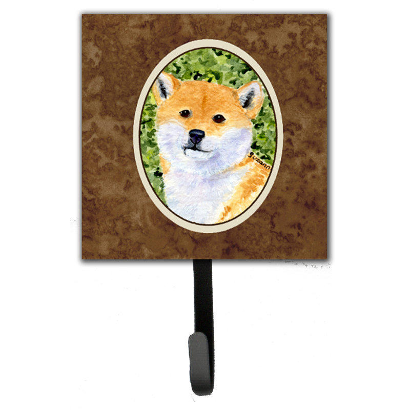 Porte-laisse shiba et crochet mural shiba