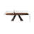 Industrial Style Rectangular Solid Wood Dining Table-678143617