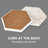 Ceramic Hexagon 6 Piece Coaster Set