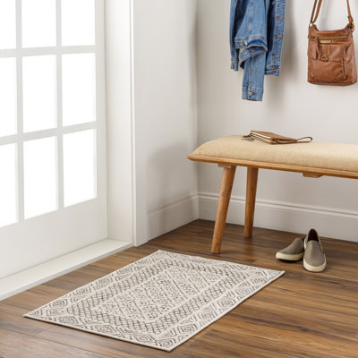 Calvo Light Beige/Charcoal Area Rug