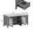43" Wide Shoe Storage Bench With Cushion Entryway Bench Storage Bench With Storage And 2 Drawers-1133230692