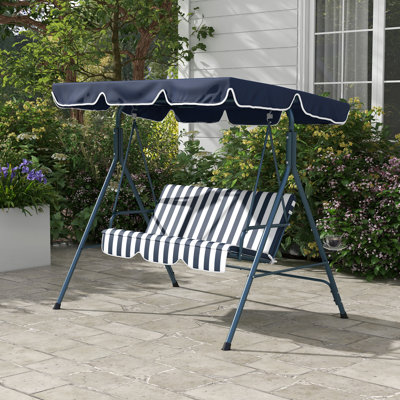 3 Person Porch Swing with Canopy