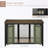 metal frame Dog Crate with Openable Top