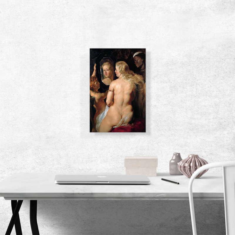 La toilette de Vénus 1613 par Peter Paul Rubens, reproduction d'art sur toile tendue, H 18 po x l 12 po x P 0,75 po