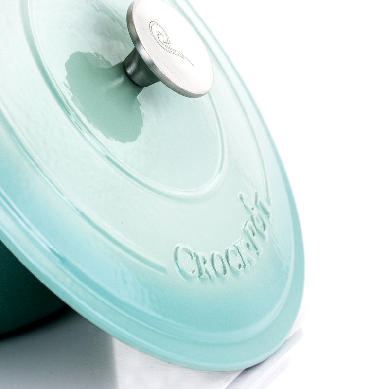 Cocotte en fonte émaillée Crock-Pot Artisan, Bleu, 7 pte