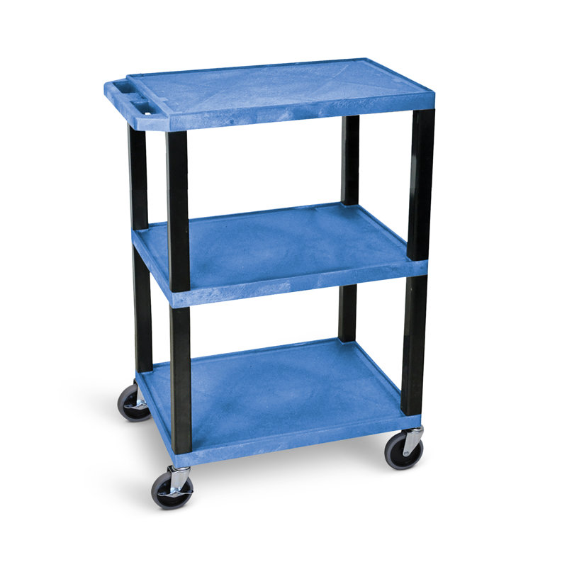 Tuffy Commercial Book Cart, Blue