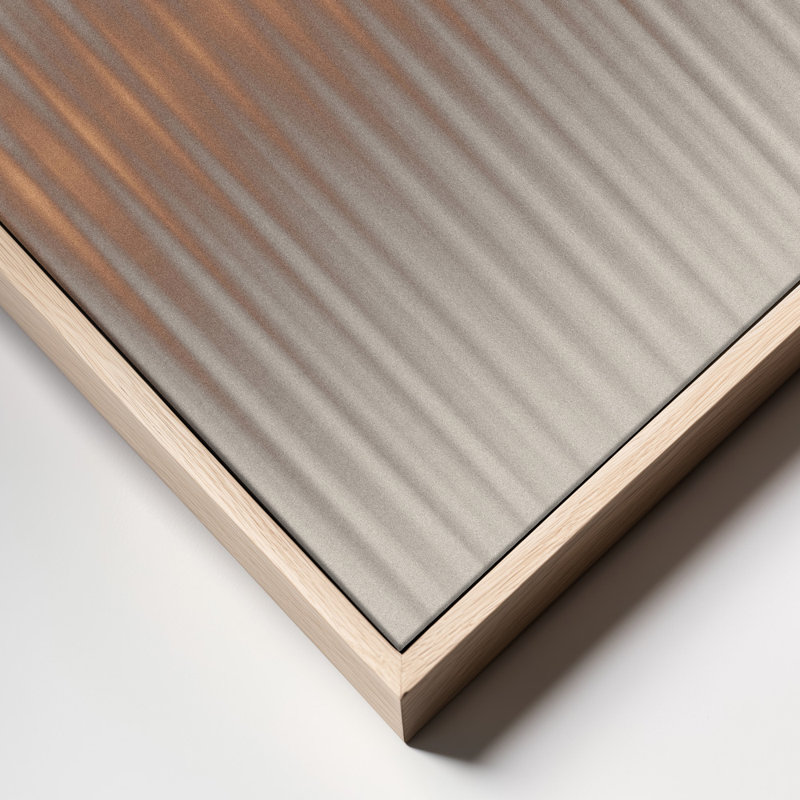 Euphoria Gray - une abstraction raffinée de puissance et de texture géométriques, H 40 po x l 40 po, Tanné