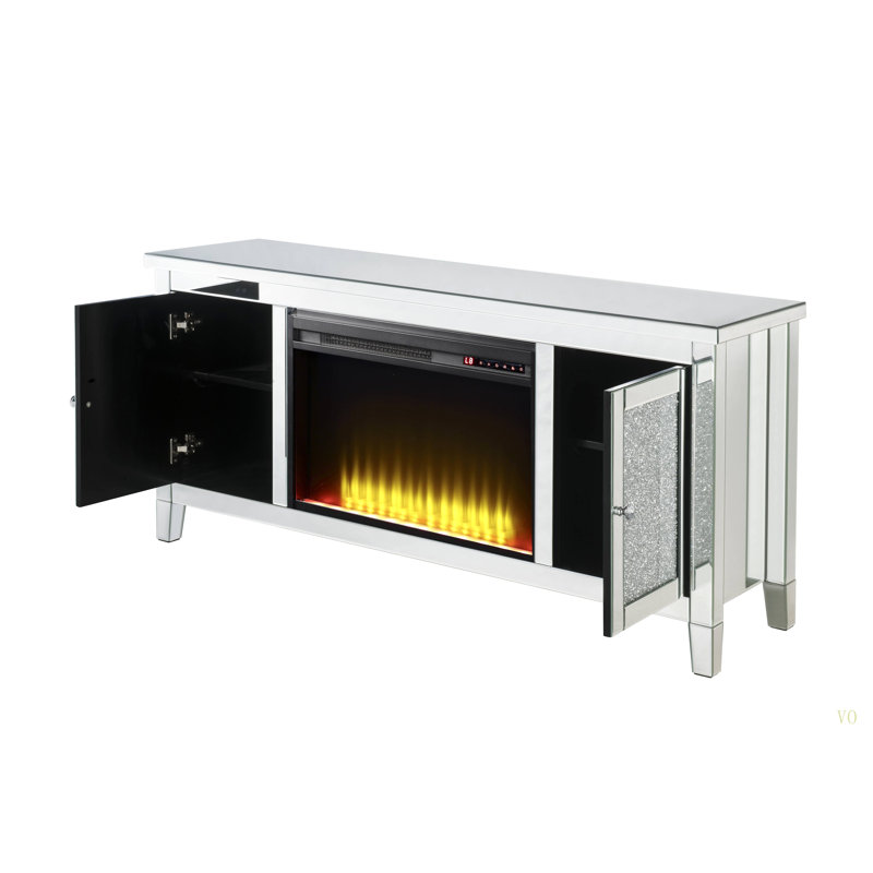 Meuble télé avec foyer Noralie