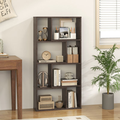 Safan 120cm H x 60cm W Particle Board Bookcase