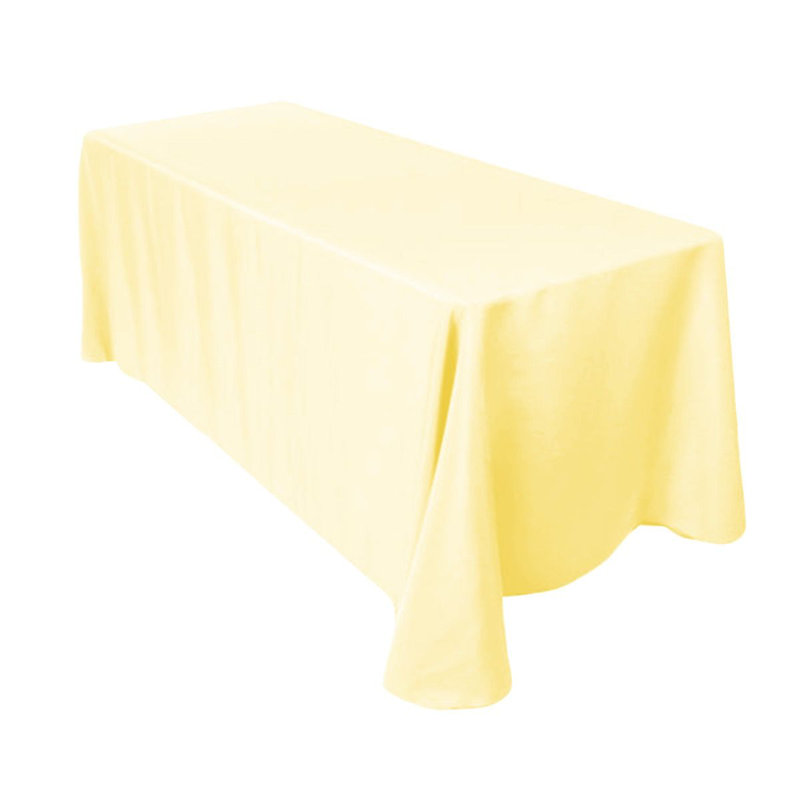 Crushed Velvet Tablecloth - Luxurious Wedding & Holiday Banquet Cover - Wrinkle Resistant Elegant Decor for Christmas, Party