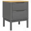 Paycen 45cm W Solid Wood Bedside Table-453535581