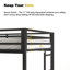 Lit mezzanine simple avec bureau Alton