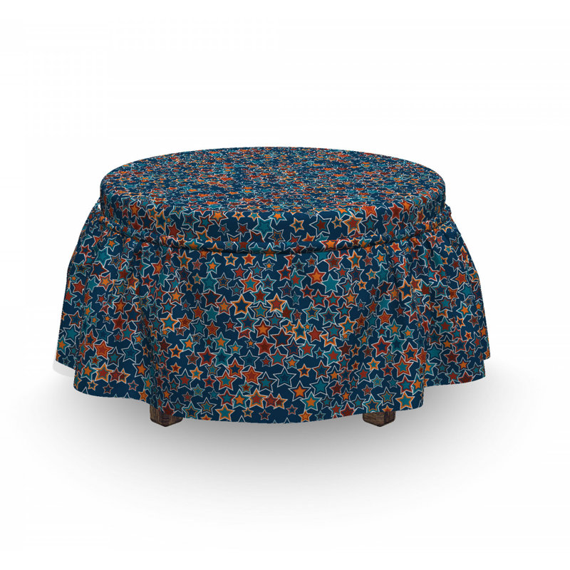 Housse pour repose-pieds abstract stars