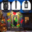 Projections de Noël et lumières stroboscopiques