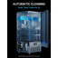 Machine à glaçons 130 lb / 24 h commerciale, prête à l'emploi en 6 minutes, sous le comptoir