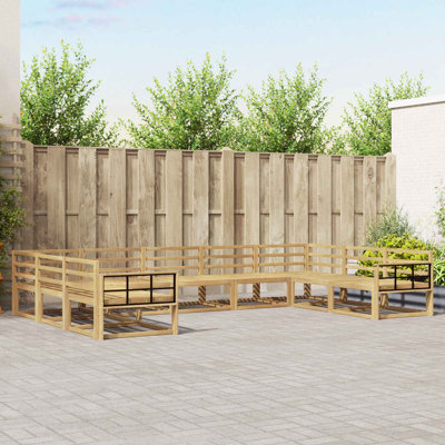404cm Wide Patio Sectional Set