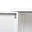 Armoire de rangement pliante en métal blanc