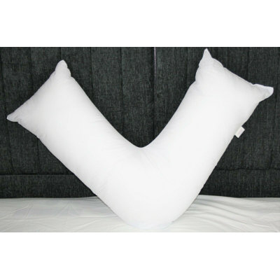 Details About  V Shaped Pillow Back Support Orthopedic Pregnancy Nursing Maternity Extra Filled