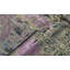 Tapis mauve et rouge noué à la main de haute qualité