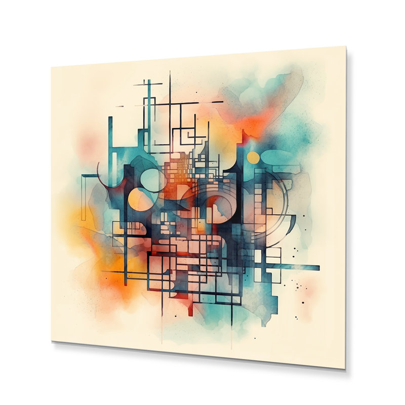 Décoration murale en métal, H 29 po x l 29 po x P 1 po