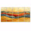 Orange, jaune, montagne abstraite, paysage, montagnes, ensemble d'art mural-107604134