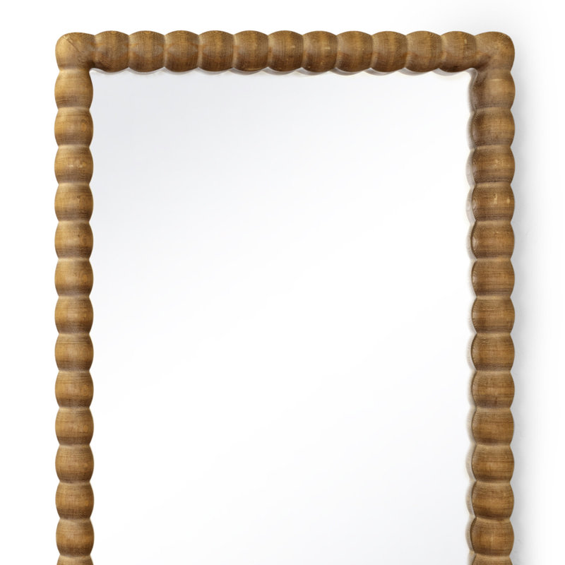 Perennial Rectangle Solid Wood Wall Mirror