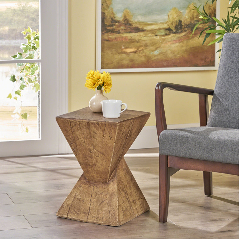 Modern Side Table – Stylish End Table Compatible With Living Room, Bedroom, Or Office,Versatile Home Furniture,Natural, Brown
