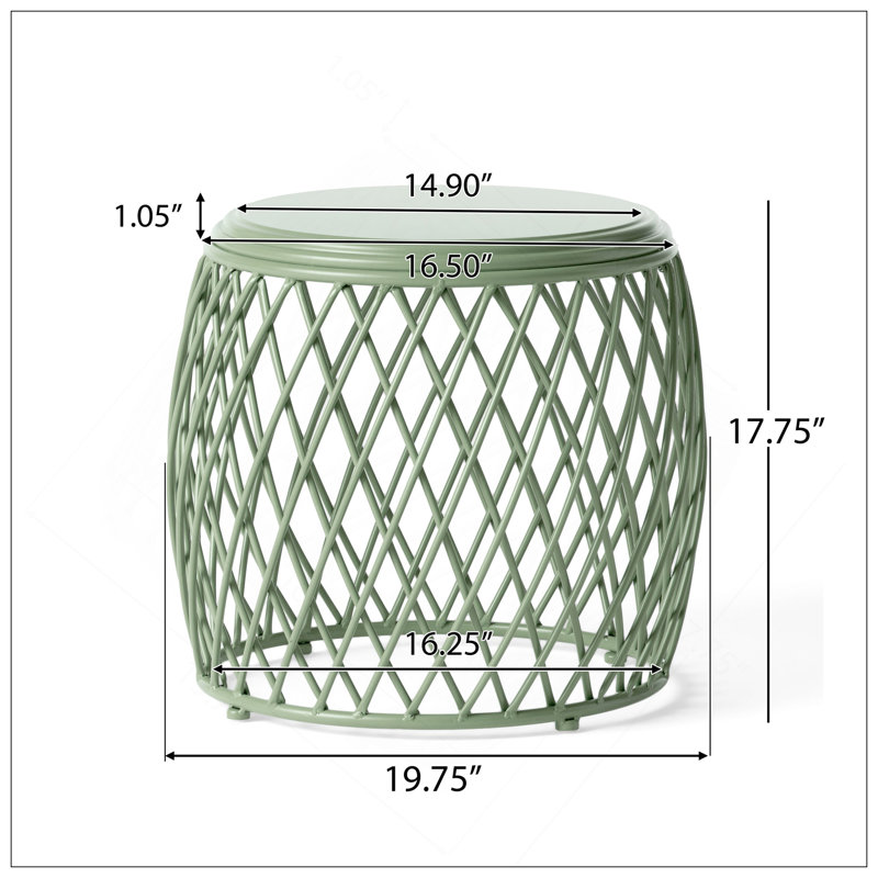 TABLE D'APPOINT 19,75 ALAMERAS, Vert