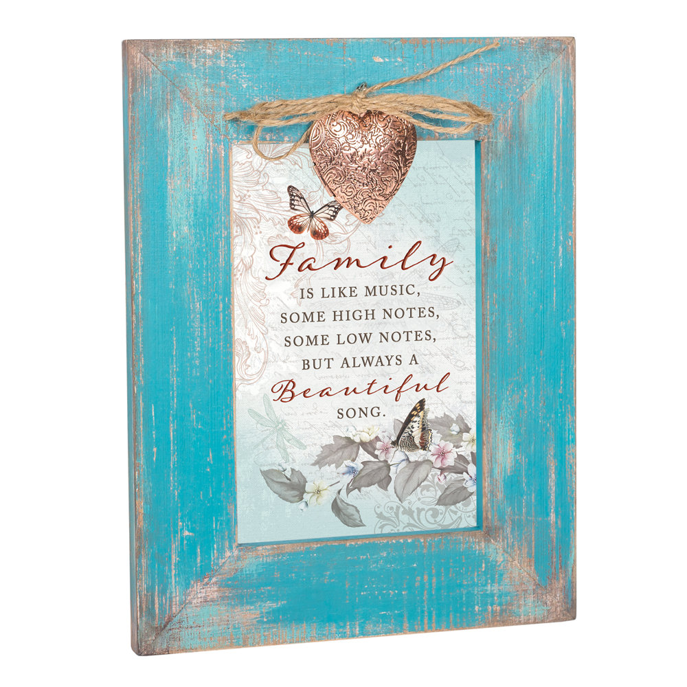 Shaniya Teal Picture Frame Winston Porter