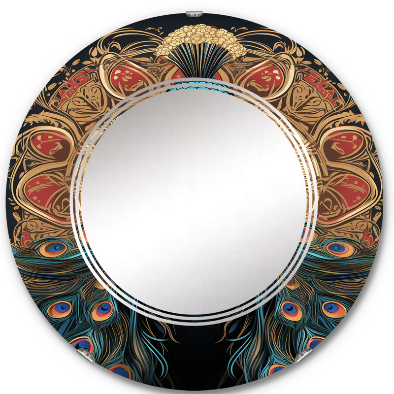 Miroir mural sans cadre Wolfheart, 24 po x 24 po