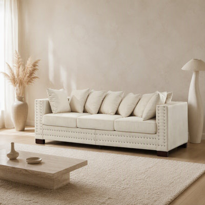 Velvet Upholstered 2+ 3 seater sofa