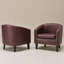 Fauteuil demi-tonneau capitonné 2 pièces Oscar-88292654