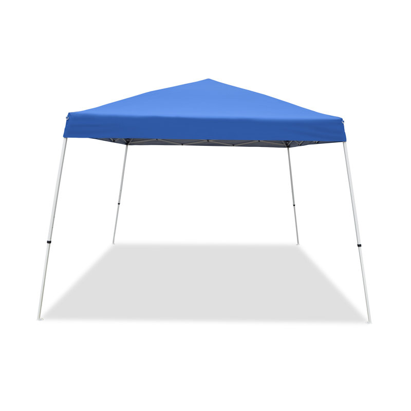 V-Series 10 pi. L 10 pi. D Auvent escamotable en acier, Bleu, L 12 pi x P 12 pi