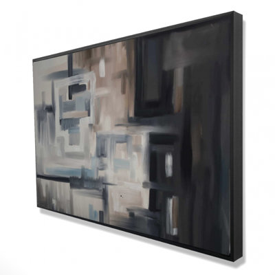 Nought Print On Canvas