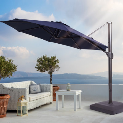 Marlon 11' Cantilever Umbrella with Base