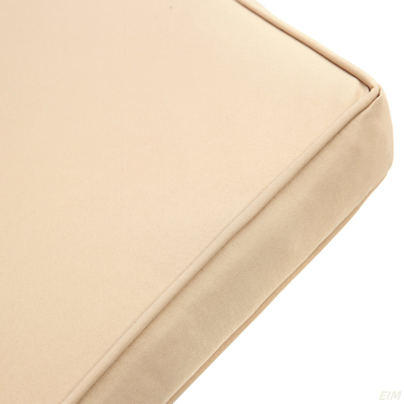 Canapé-lit d'extérieur en rotin avec hotte KD, Beige