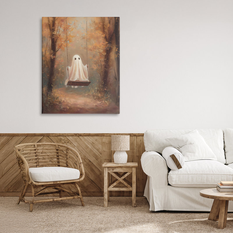 «Eerie Swinging Ghost» par Arlington Prints, H 40 po x l 30 po