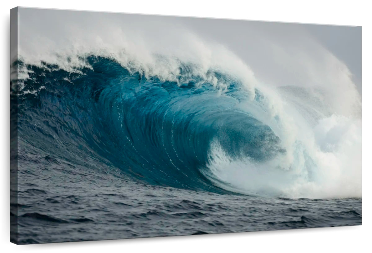 Beachcrest Home™ Gillard Barrelling Ocean Wave | Wayfair