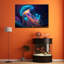 Vivid Colors Under Water - Wrapped Canvas Print-937974612