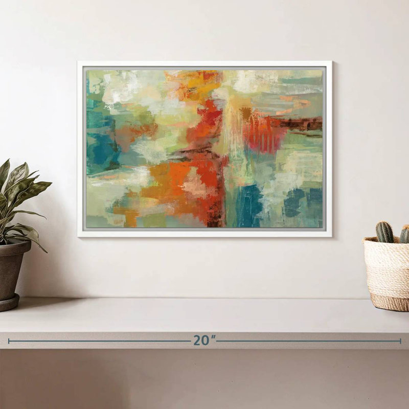 Récif de corail, Cadre flottant blanc, 13 po x 9 po