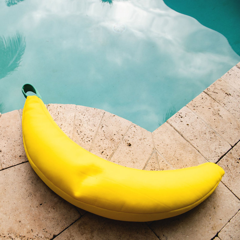 Big Joe Banana Pool Noodle, 5" H x 52" W x 37" D