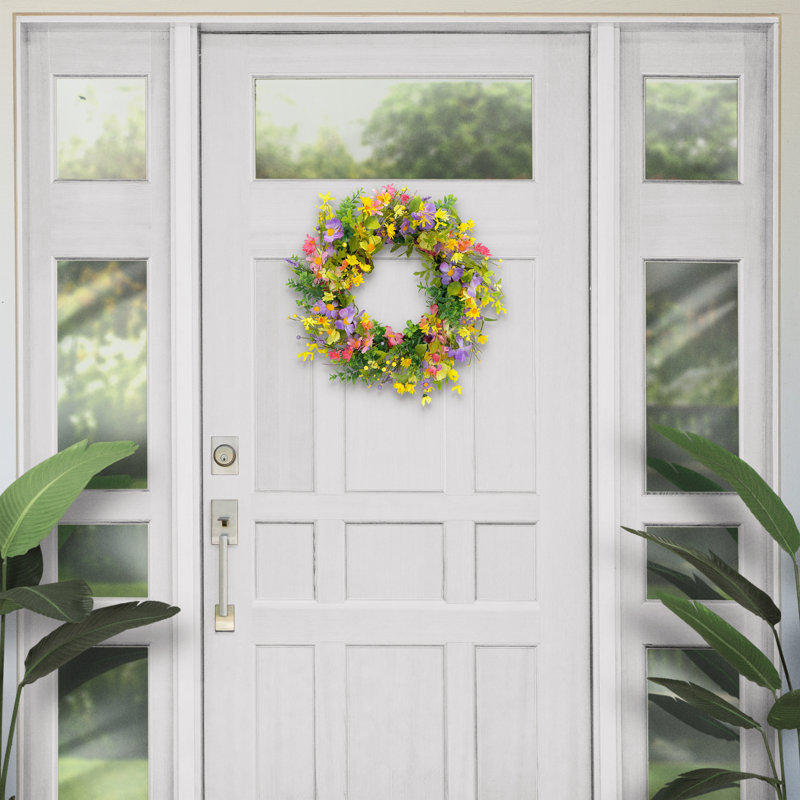 Faux Pine Polyester 24'' Wreath
