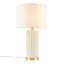 Lampe de table texturée à pois