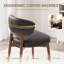Chaise rembourrée en bois massif-579899827